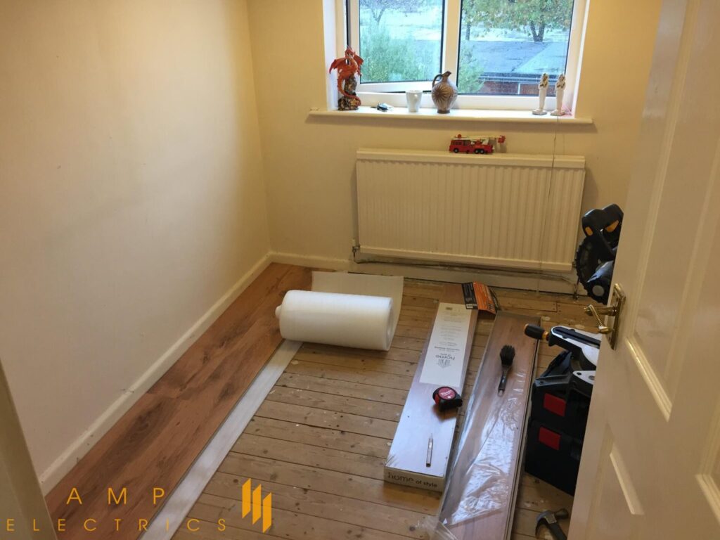 New Flooring And Bedroom Door - Clacton, Essex