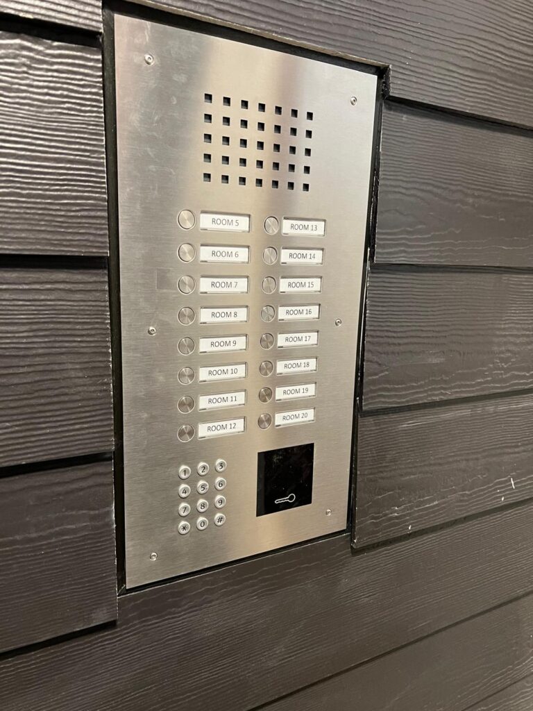 Intercom install with mag lock, door codes and RFID key fobs&nbsp;for&nbsp;door&nbsp;entry
